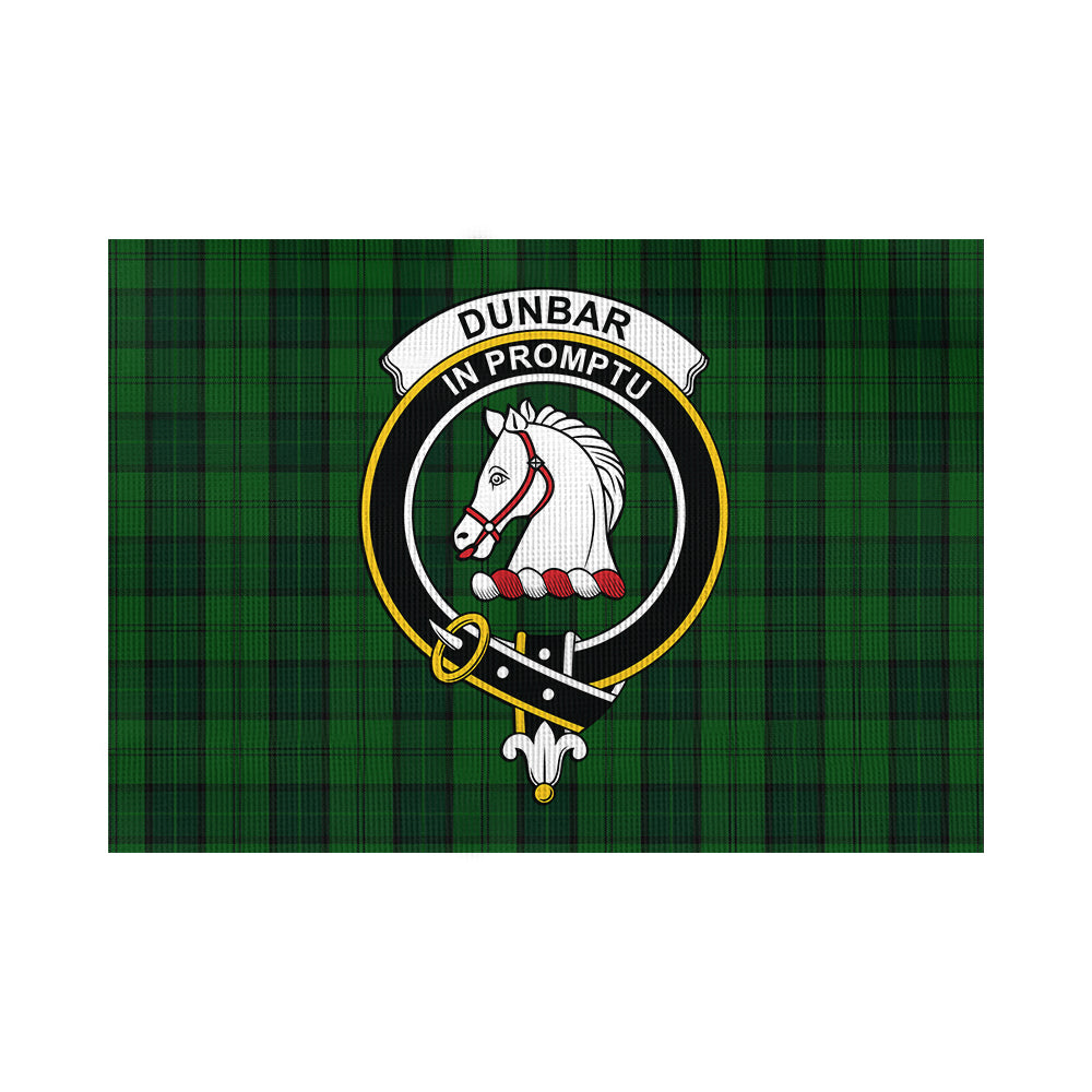 Dunbar Hunting Tartan Flag with Family Crest - Tartan Vibes Clothing