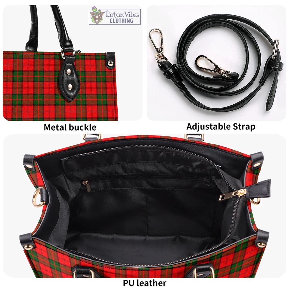 Tartan Vibes Clothing Dunbar Modern Tartan Luxury Leather Handbags