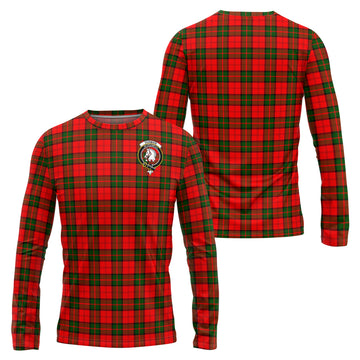 Dunbar Modern Tartan Long Sleeve T-Shirt with Family Crest