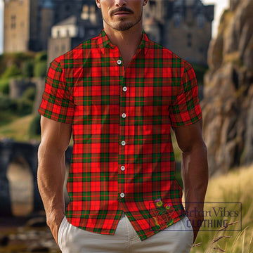 Dunbar Modern Tartan Cotton Hawaiian Shirt