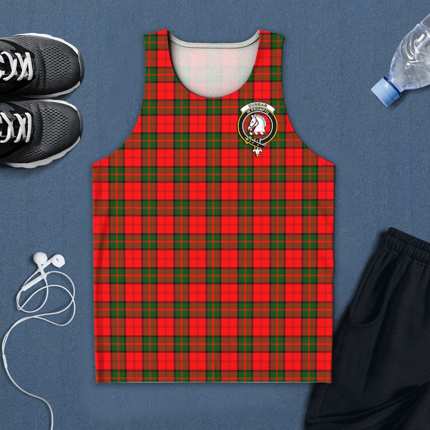 dunbar-modern-tartan-mens-tank-top-with-family-crest