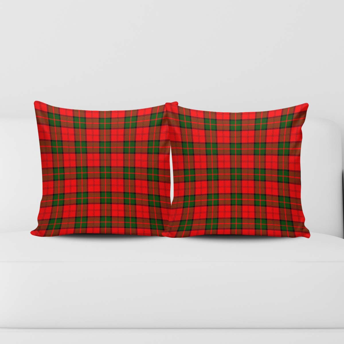 Dunbar Modern Tartan Pillow Cover Square Pillow Cover - Tartanvibesclothing