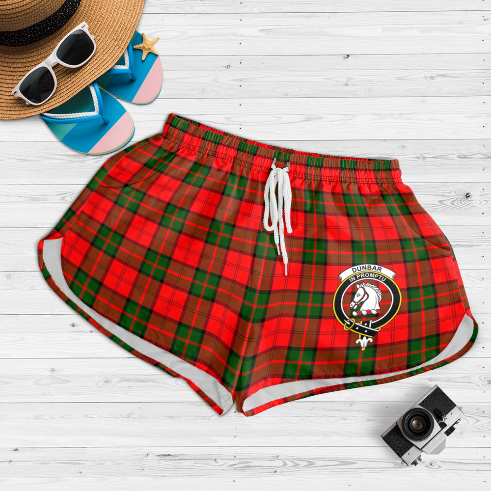 dunbar-modern-tartan-womens-shorts-with-family-crest