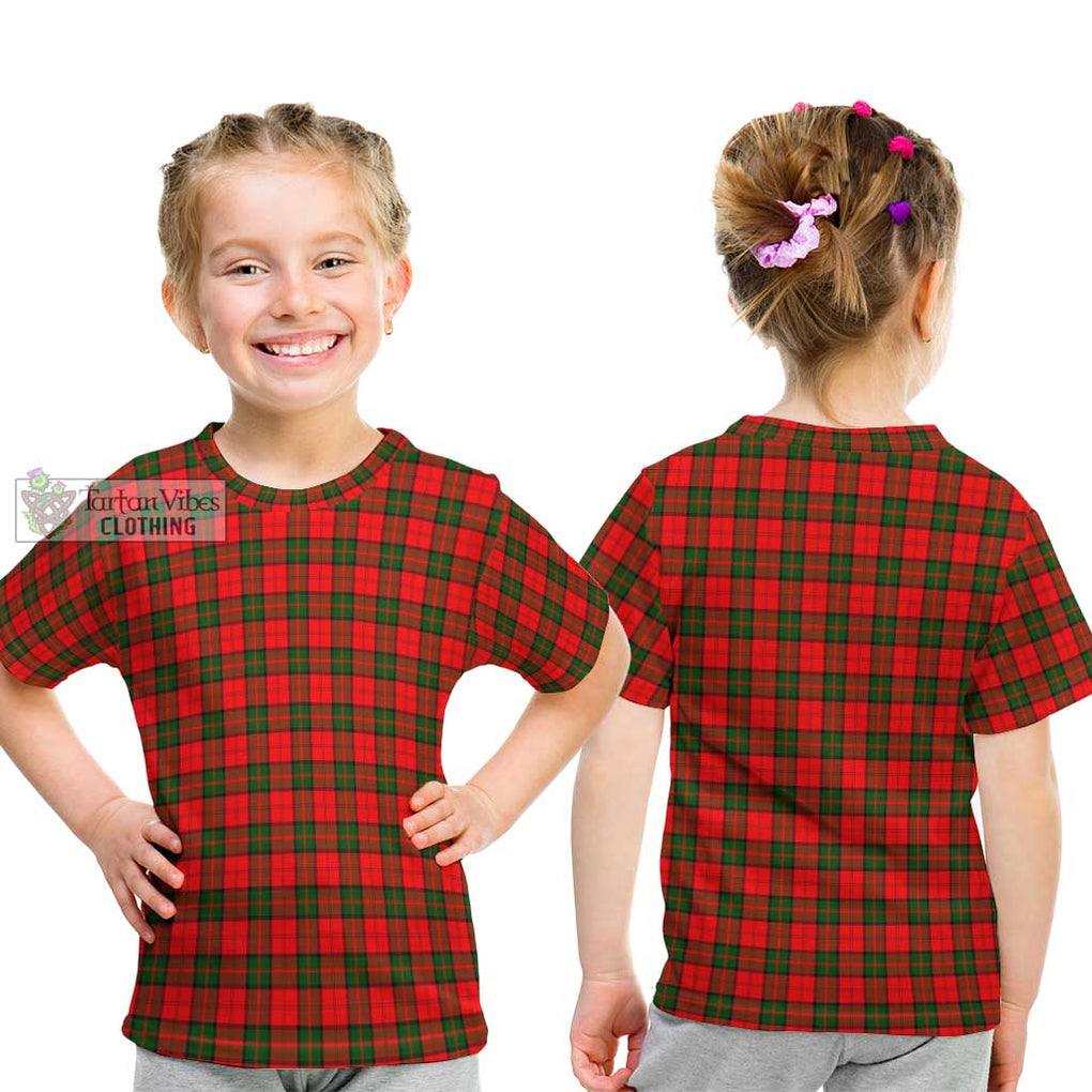 Dunbar Modern Tartan Kid T-Shirt - Tartanvibesclothing Shop