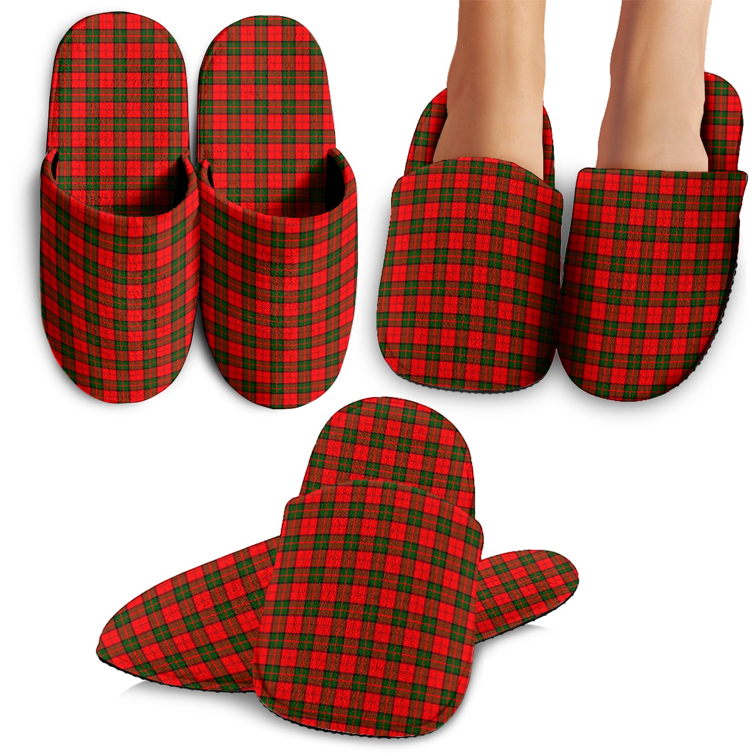 Dunbar Modern Tartan Home Slippers - Tartanvibesclothing