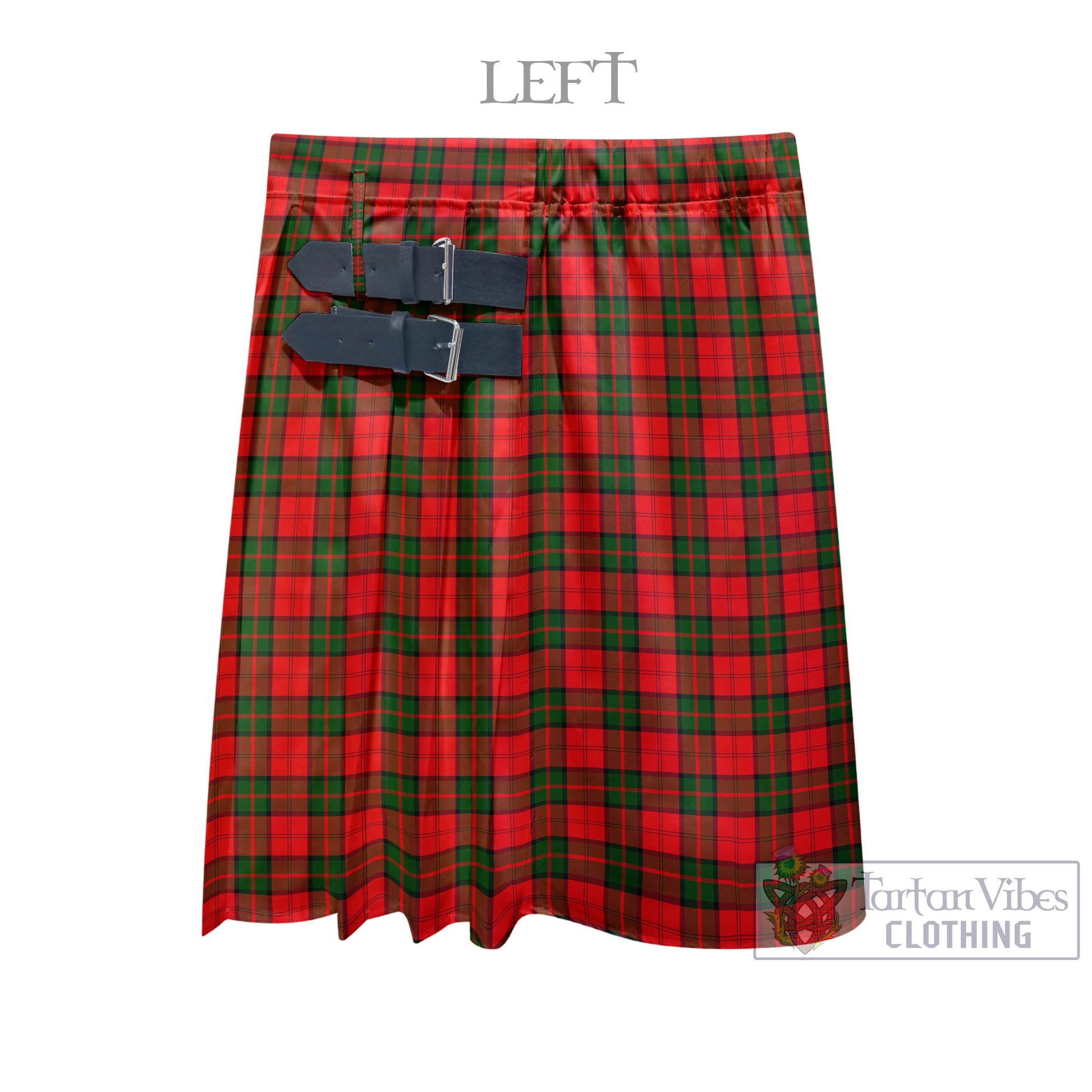 Tartan Vibes Clothing Dunbar Modern Tartan Men's Pleated Skirt - Fashion Casual Retro Scottish Style