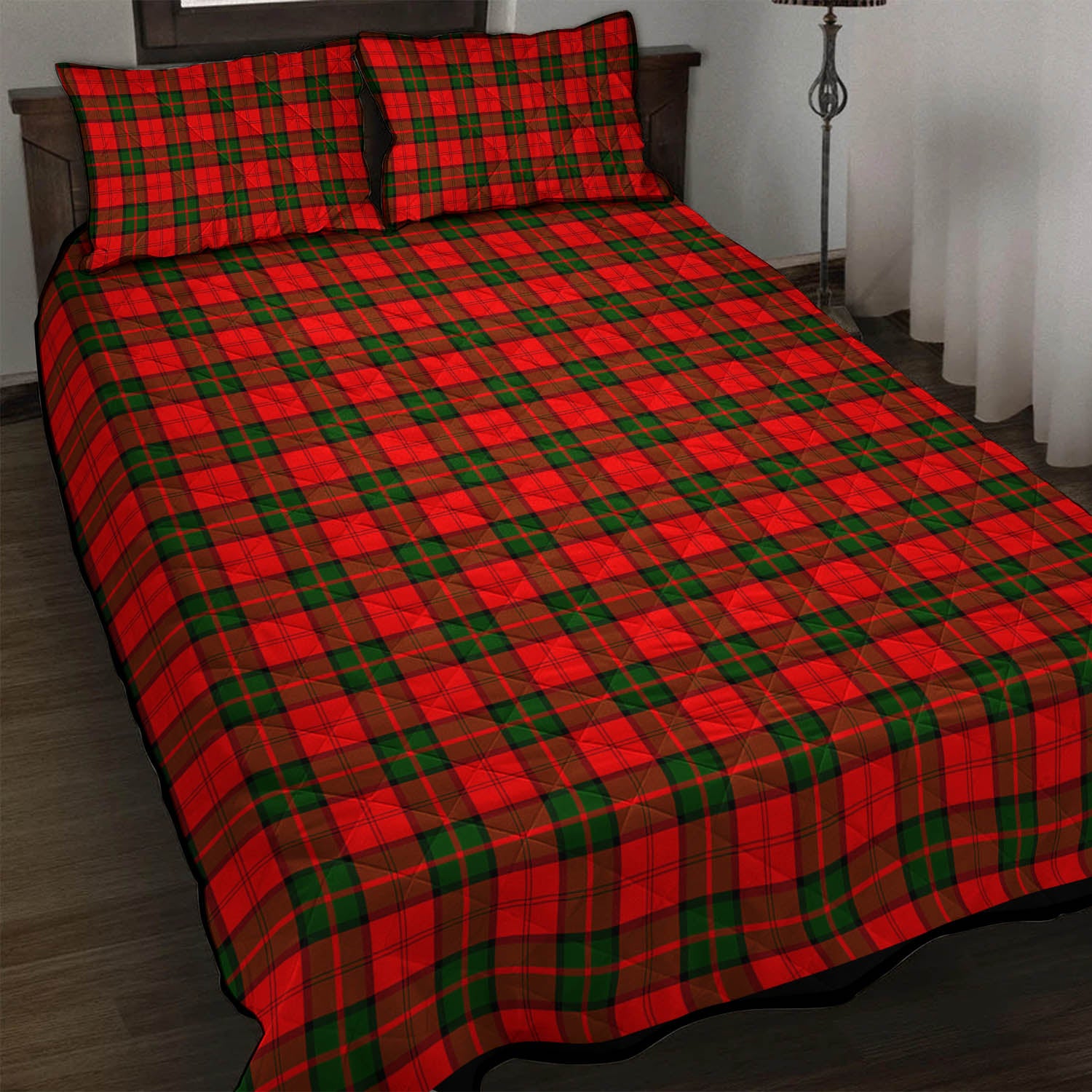 Dunbar Modern Tartan Quilt Bed Set - Tartanvibesclothing