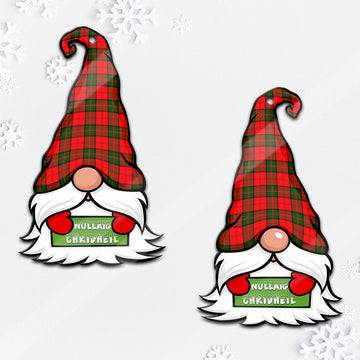 Dunbar Modern Gnome Christmas Ornament with His Tartan Christmas Hat