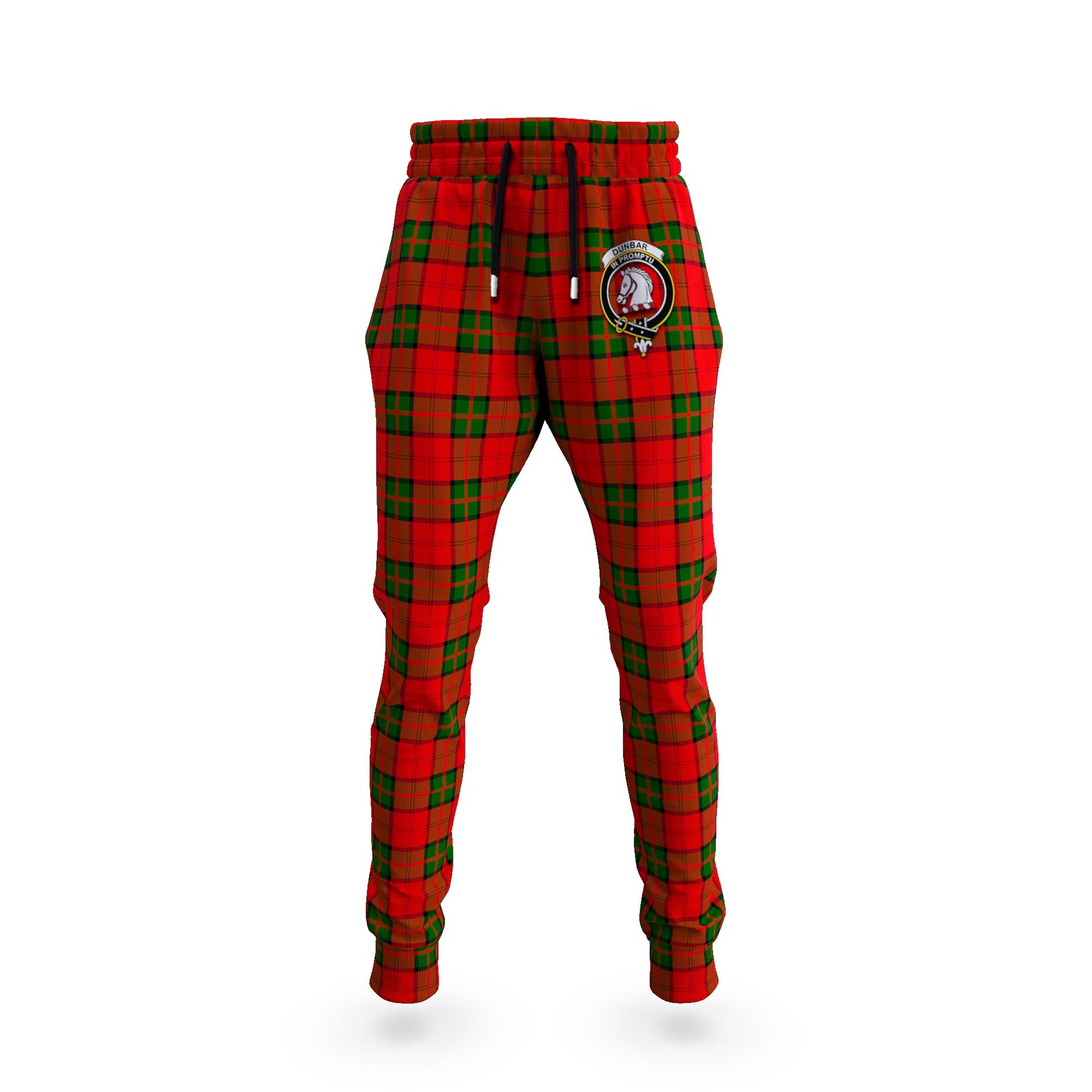 Dunbar Modern Tartan Joggers Pants with Family Crest 5XL - Tartan Vibes Clothing