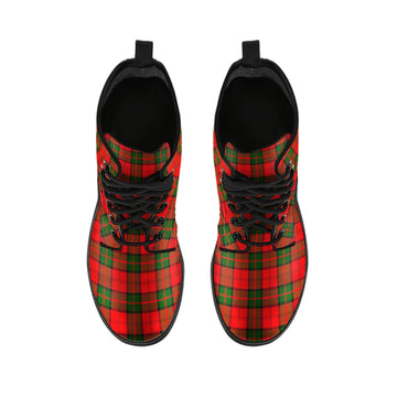 Dunbar Modern Tartan Leather Boots