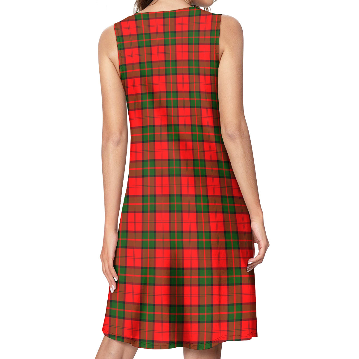 Dunbar Modern Tartan Womens Casual Dresses - Tartanvibesclothing