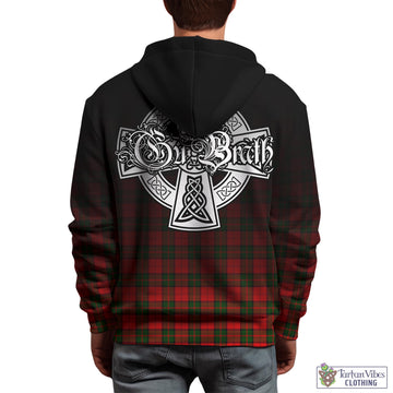 Dunbar Modern Tartan Hoodie Featuring Alba Gu Brath Family Crest Celtic Inspired