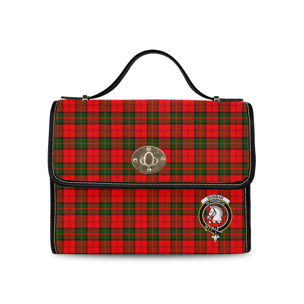 dunbar-modern-tartan-leather-strap-waterproof-canvas-bag-with-family-crest