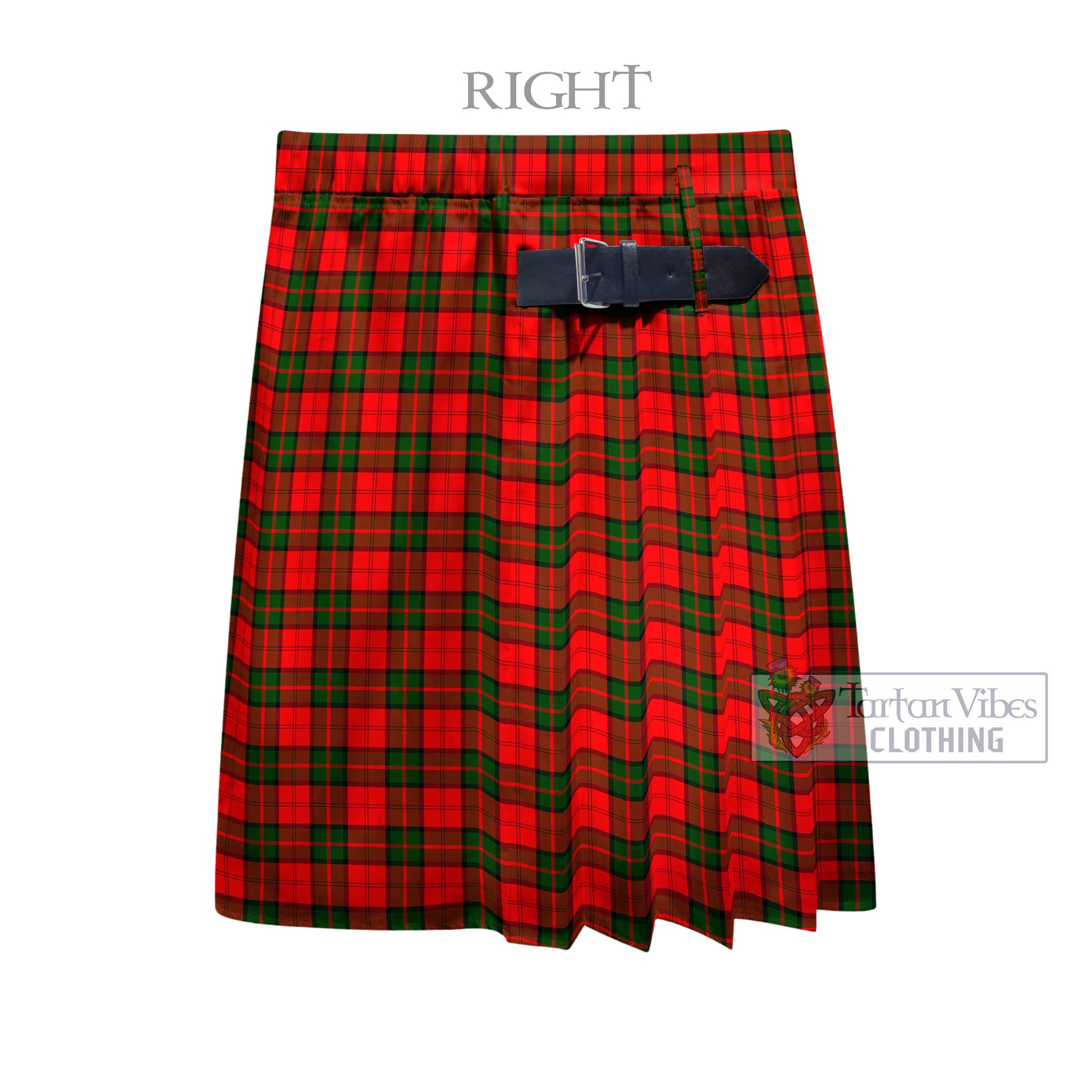Tartan Vibes Clothing Dunbar Modern Tartan Men's Pleated Skirt - Fashion Casual Retro Scottish Style