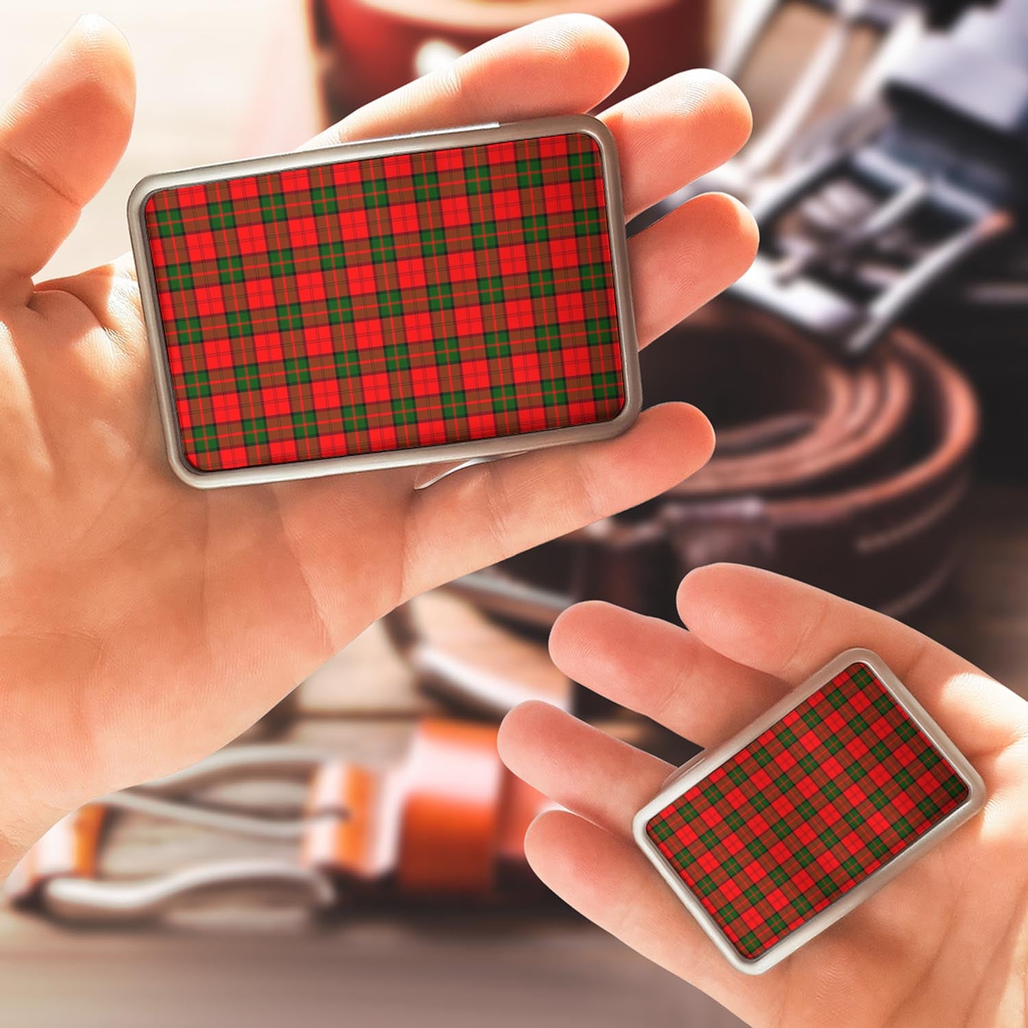 Dunbar Modern Tartan Belt Buckles - Tartan Vibes Clothing