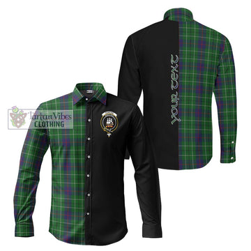 Duncan Tartan Long Sleeve Button Shirt with Family Crest and Half Of Me Style