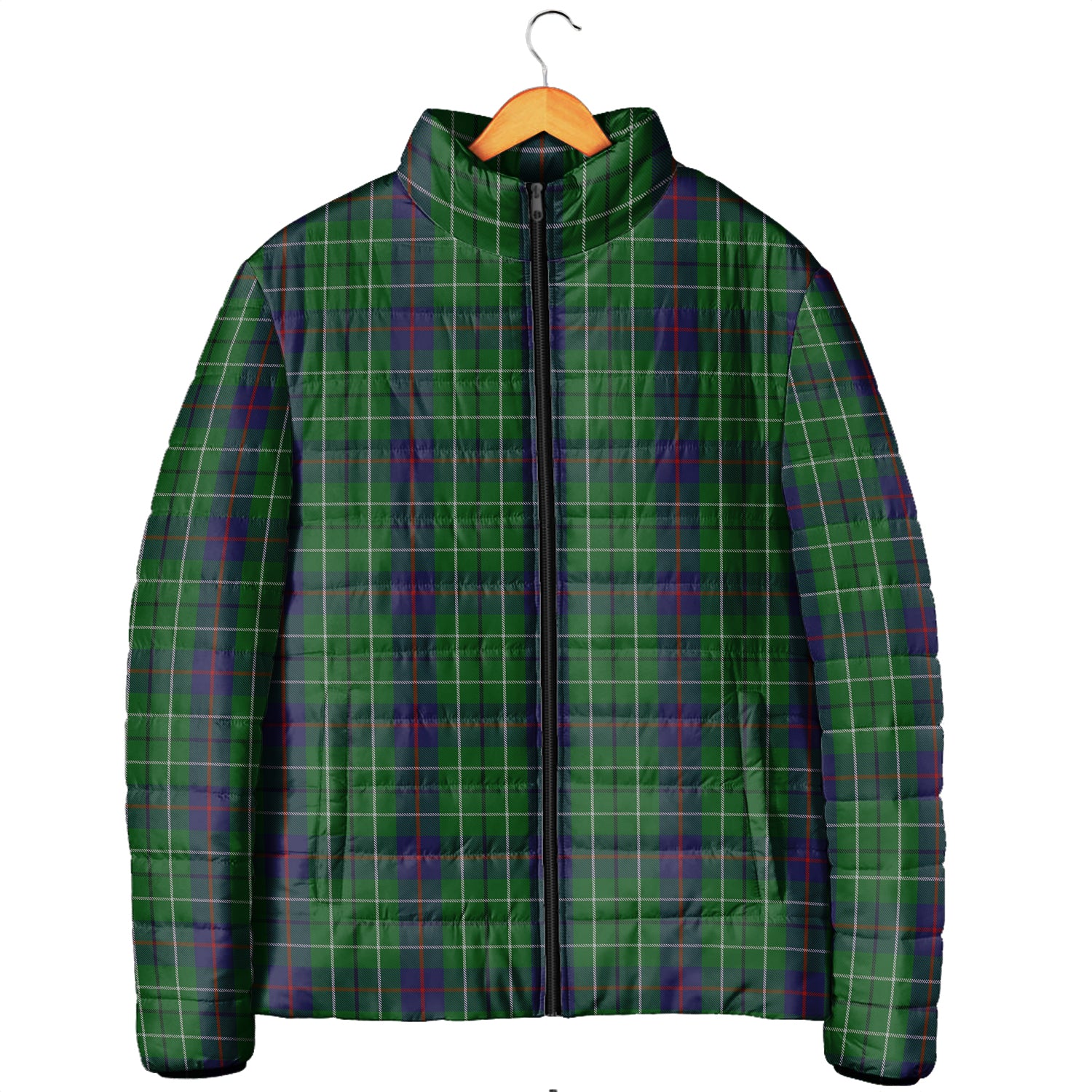 Duncan Tartan Padded Jacket Men's Padded Jacket - Tartan Vibes Clothing