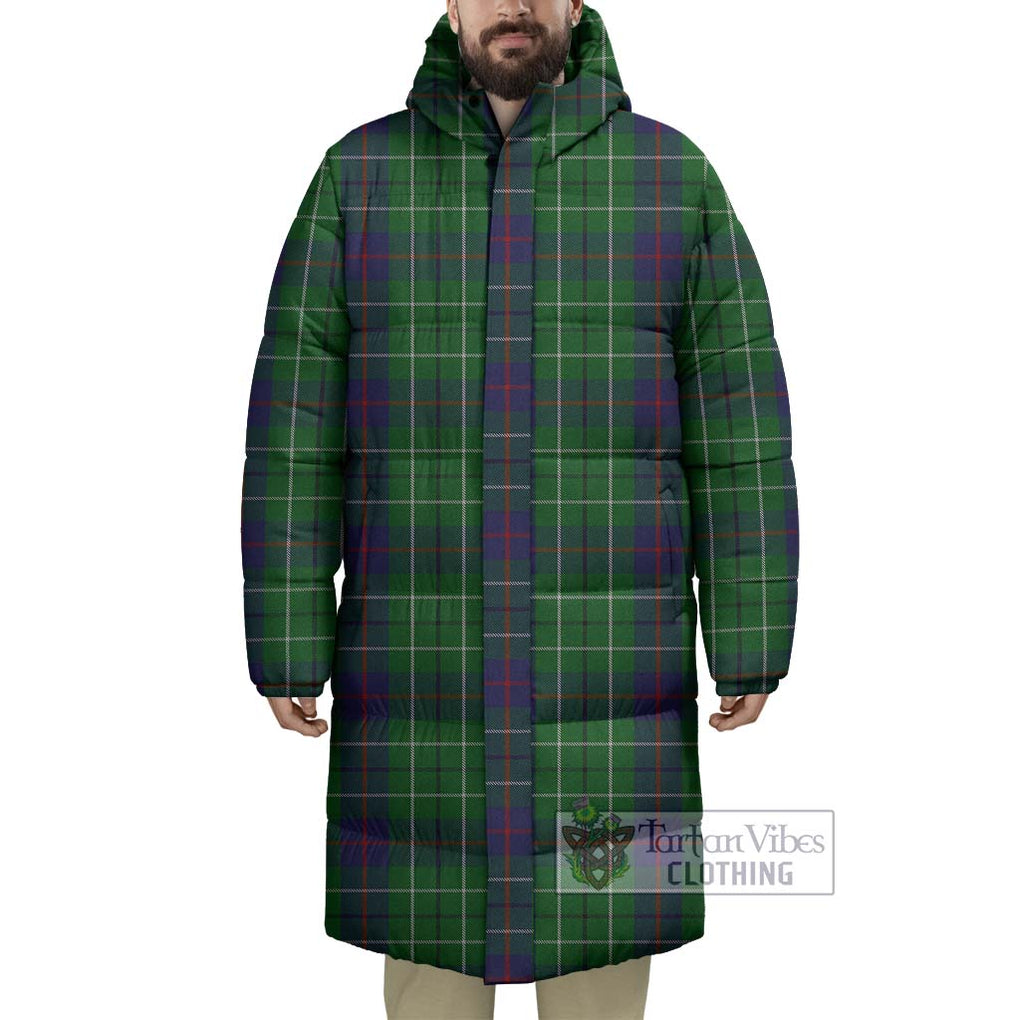 Tartan Vibes Clothing Duncan Tartan Long Down Jacket