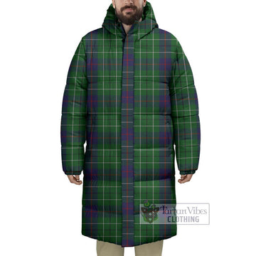 Duncan Tartan Long Down Jacket