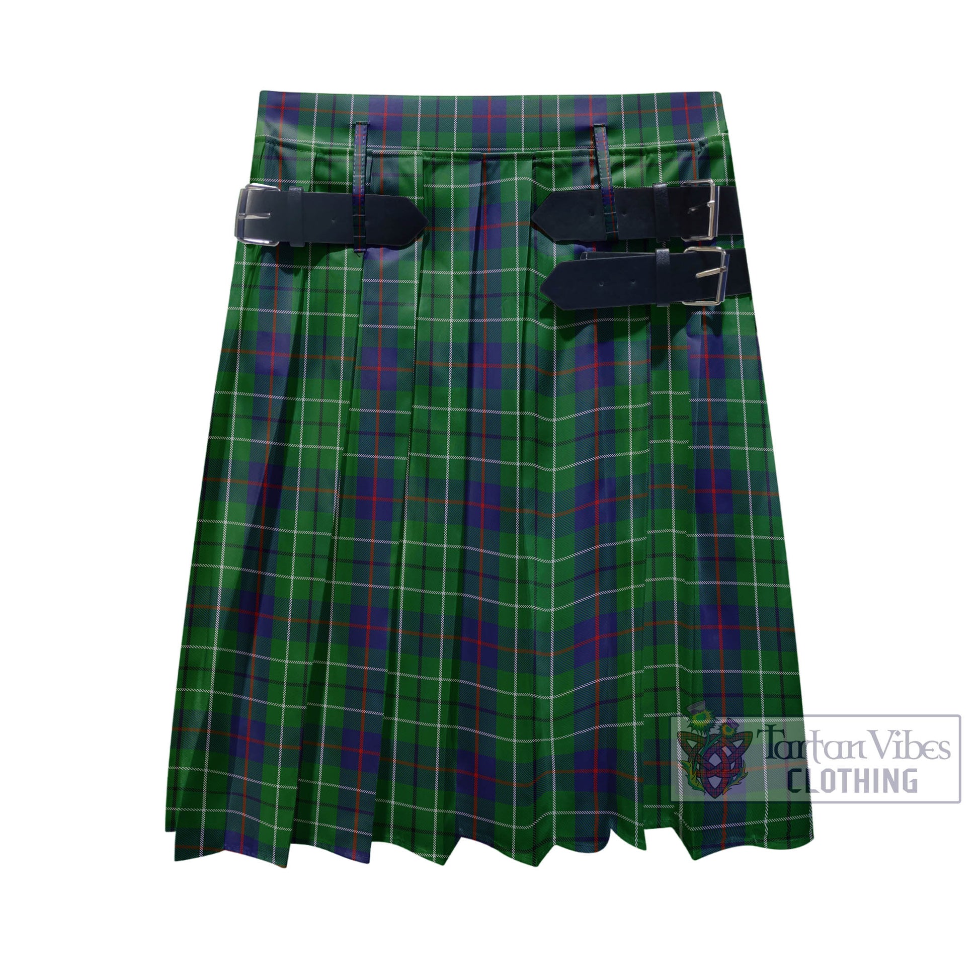 Tartan Vibes Clothing Duncan Tartan Men's Pleated Skirt - Fashion Casual Retro Scottish Style