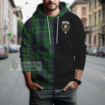 Duncan Tartan Hoodie with Family Crest and Half Of Me Style