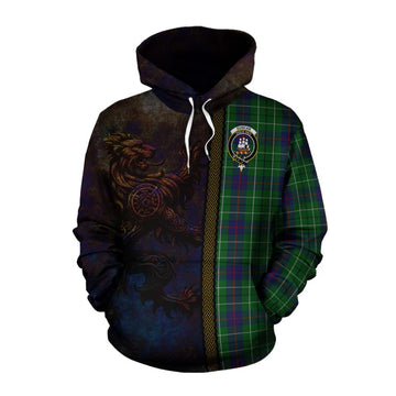 Duncan Tartan Family Crest Cotton Hoodie Alba Gu Brath Be Brave Lion Ancient Style Pullover Hoodie XS - Tartan Vibes Clothing