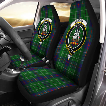 Duncan Tartan Car Seat Cover with Family Crest One Size - Tartan Vibes Clothing