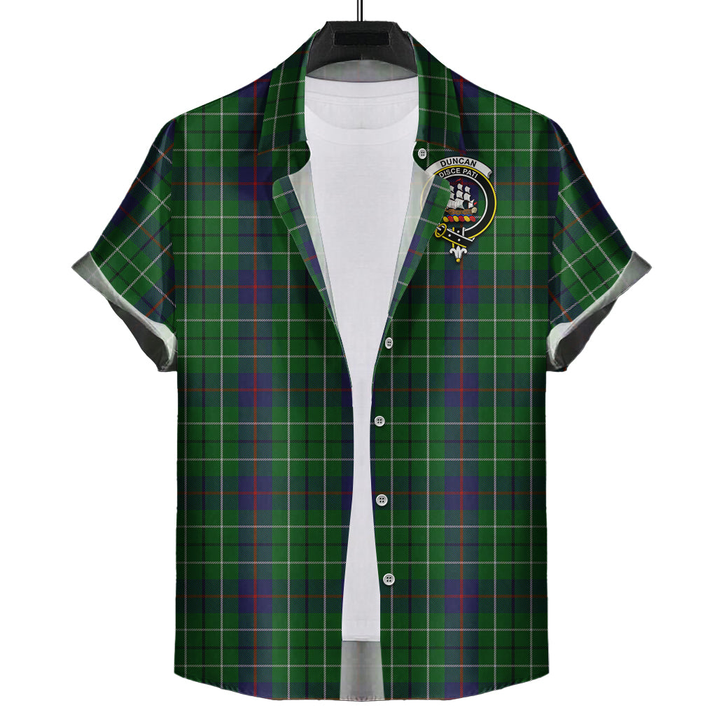 duncan-tartan-short-sleeve-button-down-shirt-with-family-crest