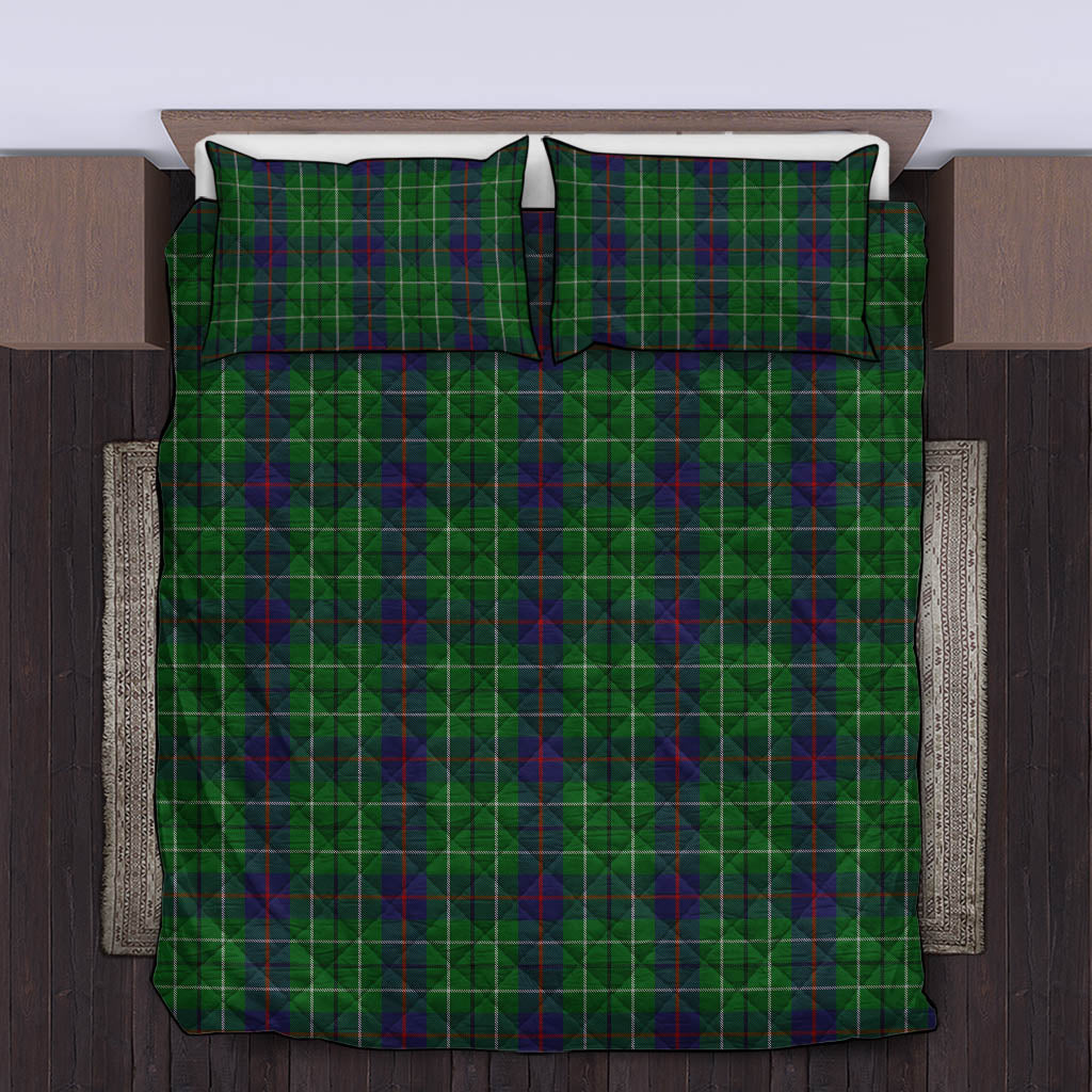 Duncan Tartan Quilt Bed Set King - Tartan Vibes Clothing