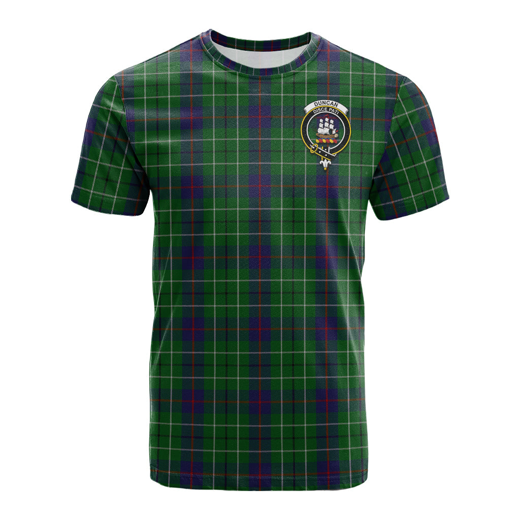 Duncan Tartan T-Shirt with Family Crest - Tartan Vibes Clothing