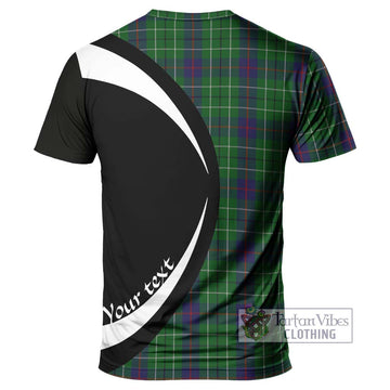 Duncan Tartan T-Shirt with Family Crest Circle Style