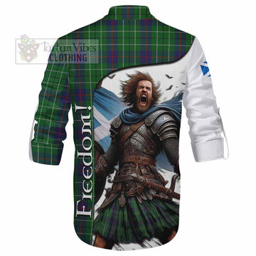 Duncan Crest Tartan Ghillie Kilt Shirt Inspired by the Freedom of Scottish Warrior