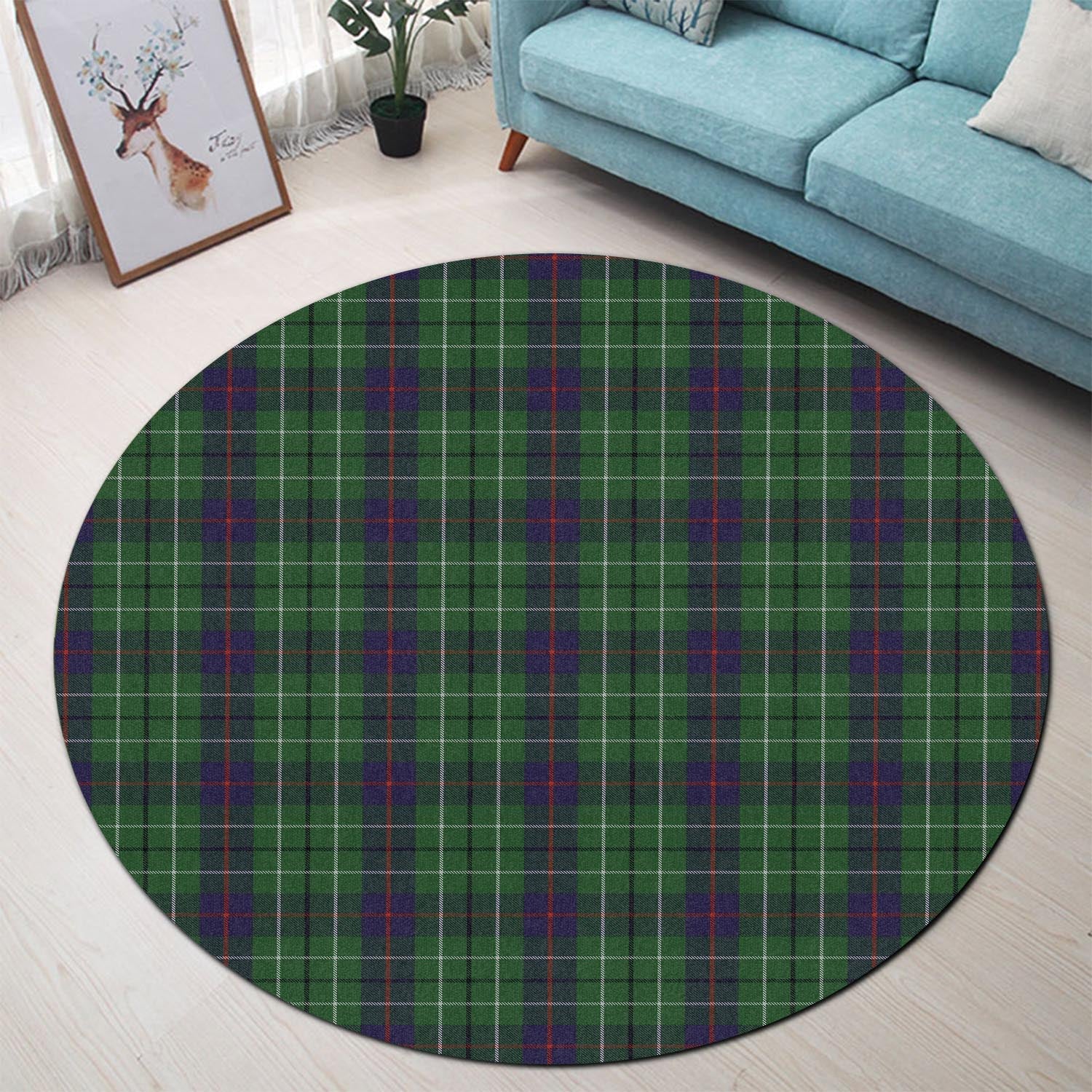 Duncan Tartan Round Rug - Tartan Vibes Clothing