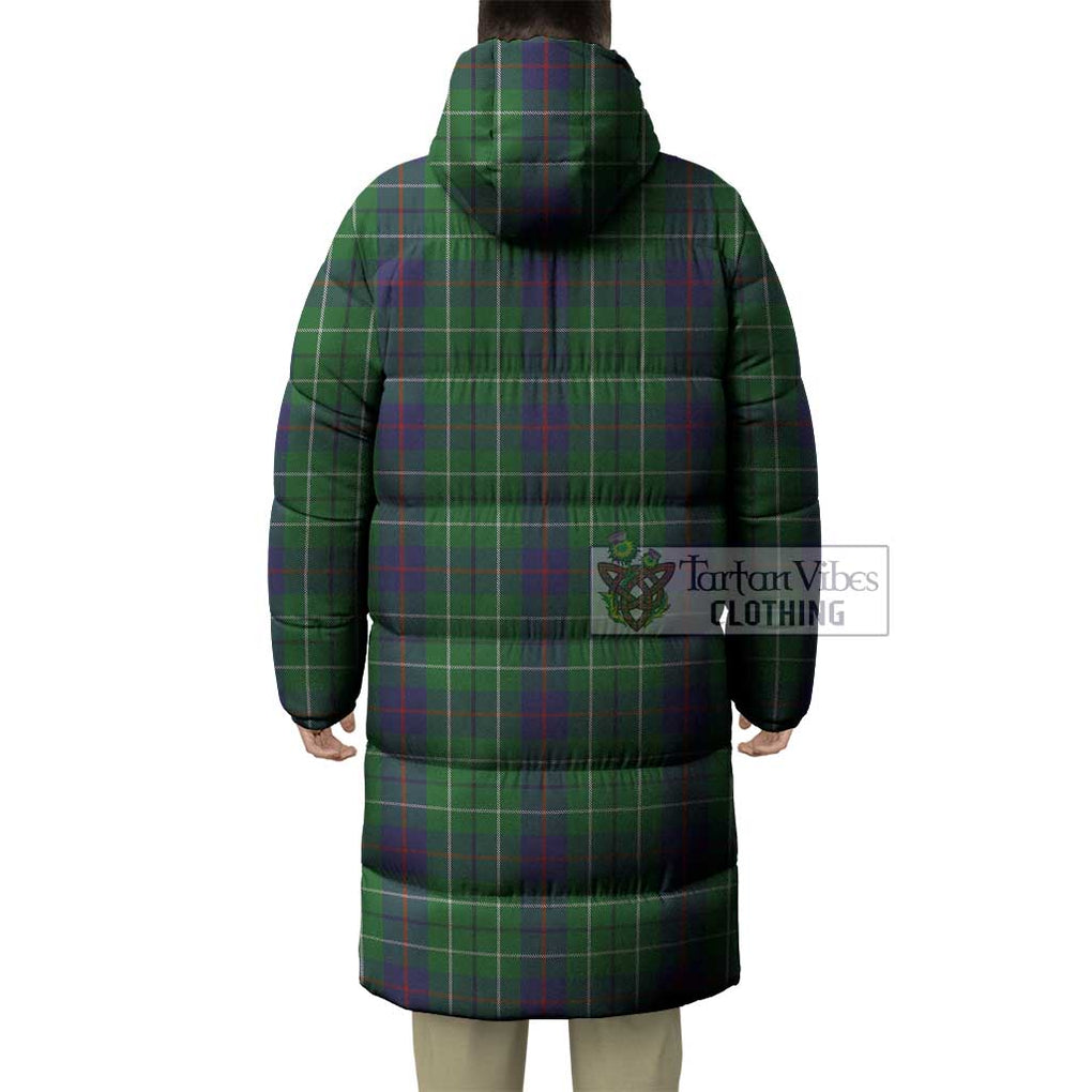 Tartan Vibes Clothing Duncan Tartan Long Down Jacket