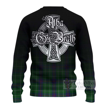 Duncan Tartan Ugly Sweater Featuring Alba Gu Brath Family Crest Celtic Inspired