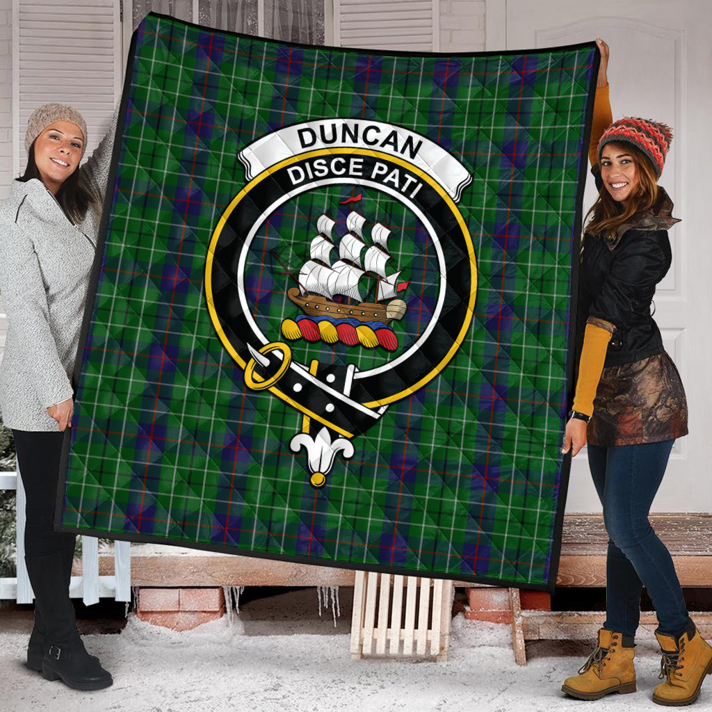 duncan-tartan-quilt-with-family-crest