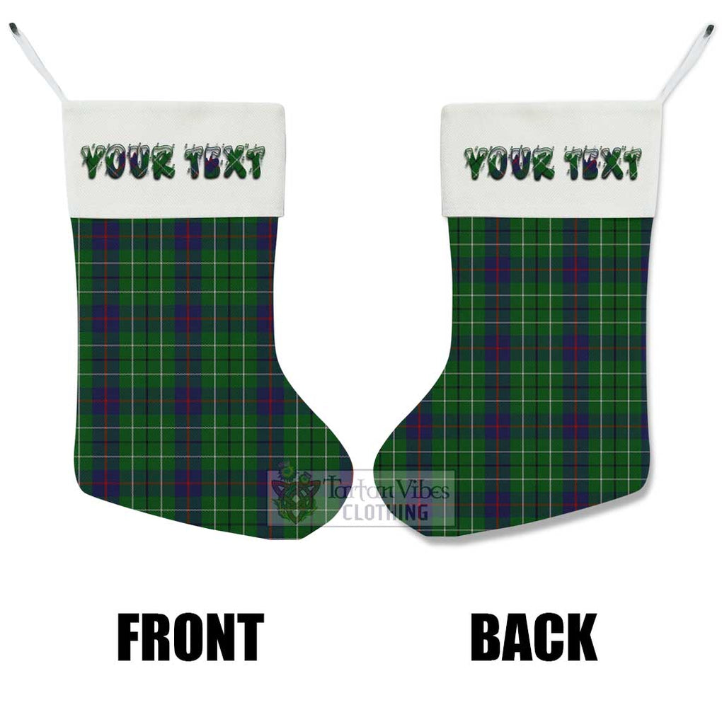 Tartan Vibes Clothing Duncan Tartan Christmas Stocking with Personalized Text