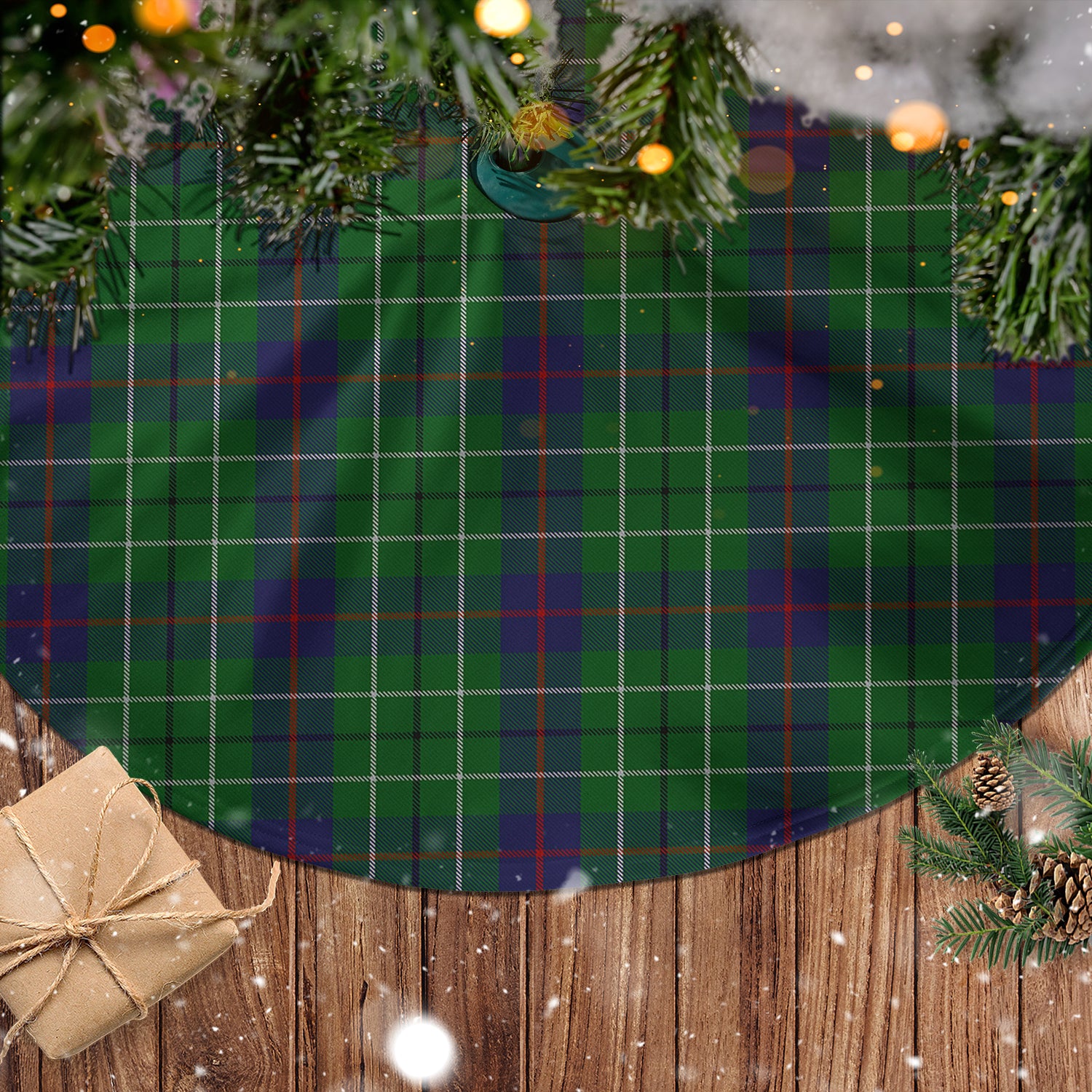 Duncan Tartan Christmas Tree Skirt - Tartanvibesclothing