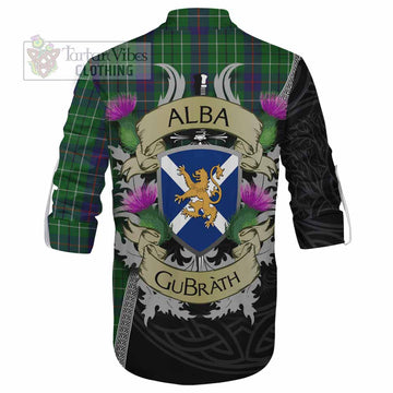 Duncan Tartan Family Crest Ghillie Kilt Shirt Lion Rampant Royal Thistle Shield Celtic Inspired - Tartan Vibes Clothing