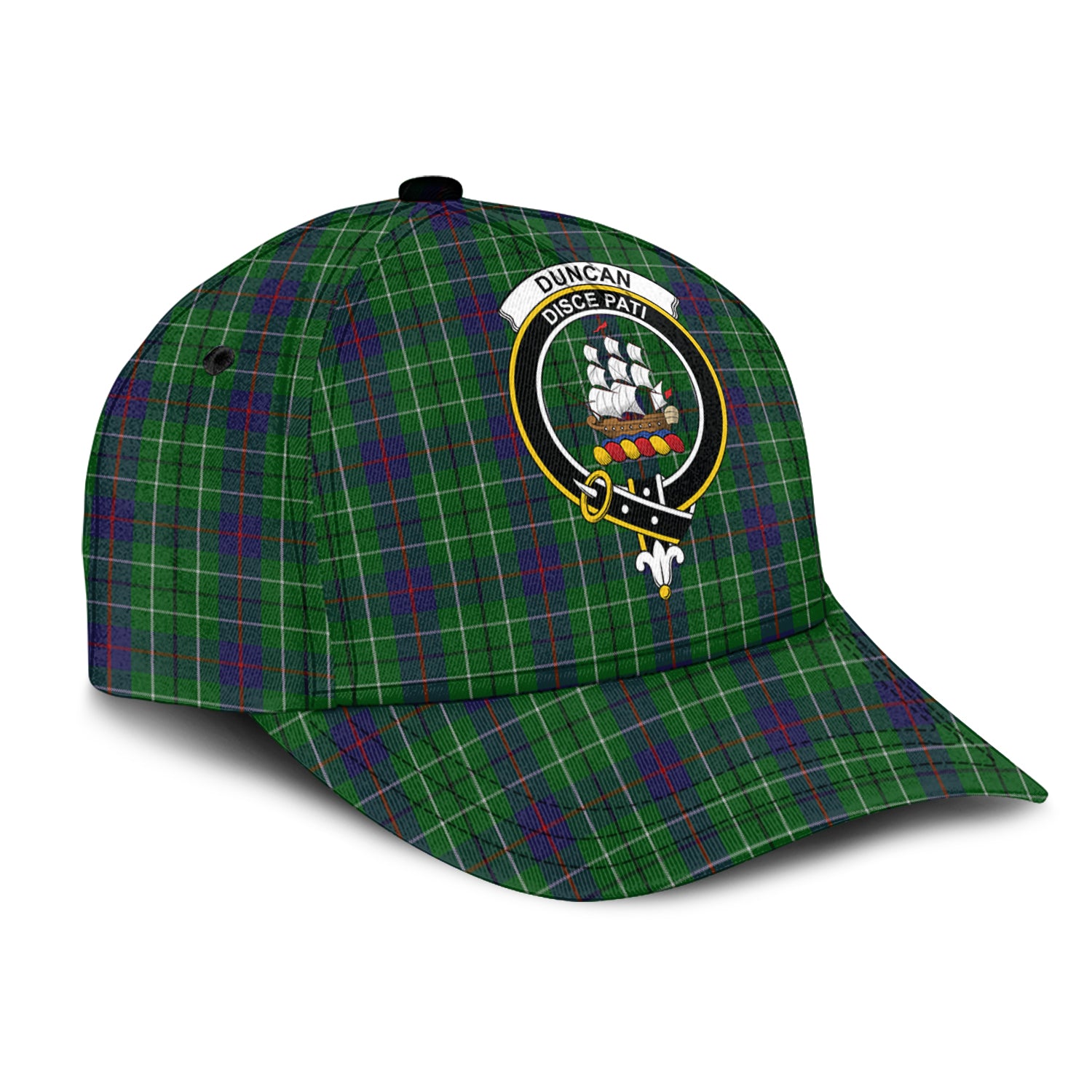 Duncan Tartan Classic Cap with Family Crest - Tartan Vibes Clothing