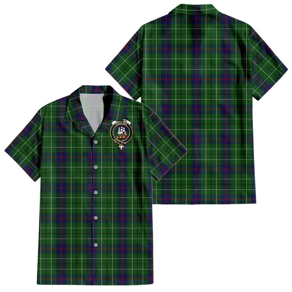 duncan-tartan-short-sleeve-button-down-shirt-with-family-crest