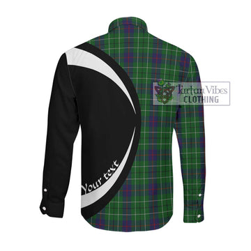 Duncan Tartan Long Sleeve Button Up with Family Crest Circle Style