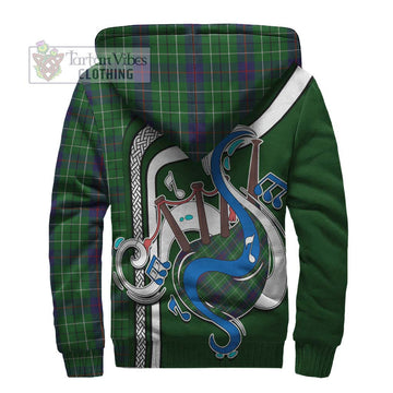 Duncan Tartan Sherpa Hoodie with Epic Bagpipe Style