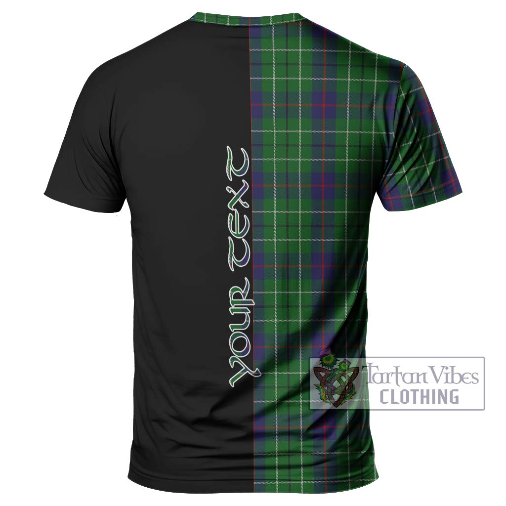 Tartan Vibes Clothing Duncan Tartan T-Shirt with Family Crest and Half Of Me Style