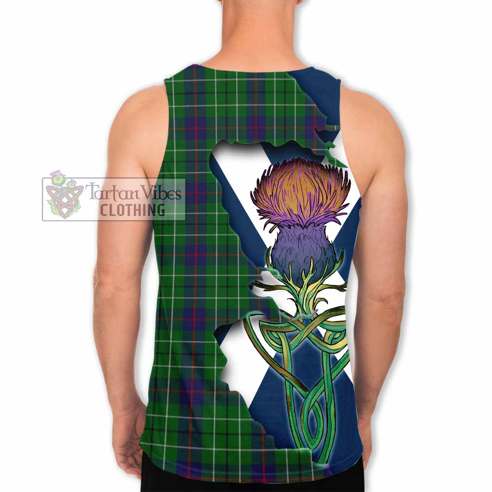 Duncan Tartan Family Crest Men's Tank Top Scottish Thistle Celtic Inspired - Tartan Vibes Clothing