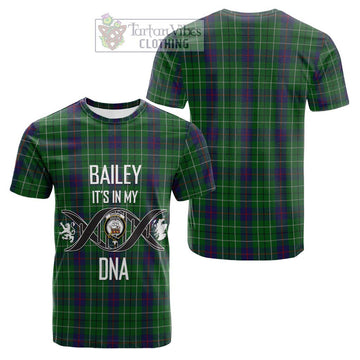 Duncan Tartan Cotton T-shirt with Family Crest DNA In Me Style