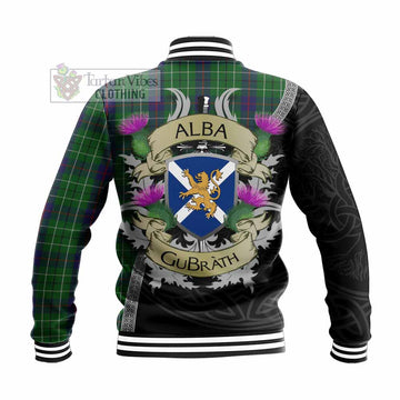 Duncan Tartan Family Crest Baseball Jacket Lion Rampant Royal Thistle Shield Celtic Inspired - Tartan Vibes Clothing