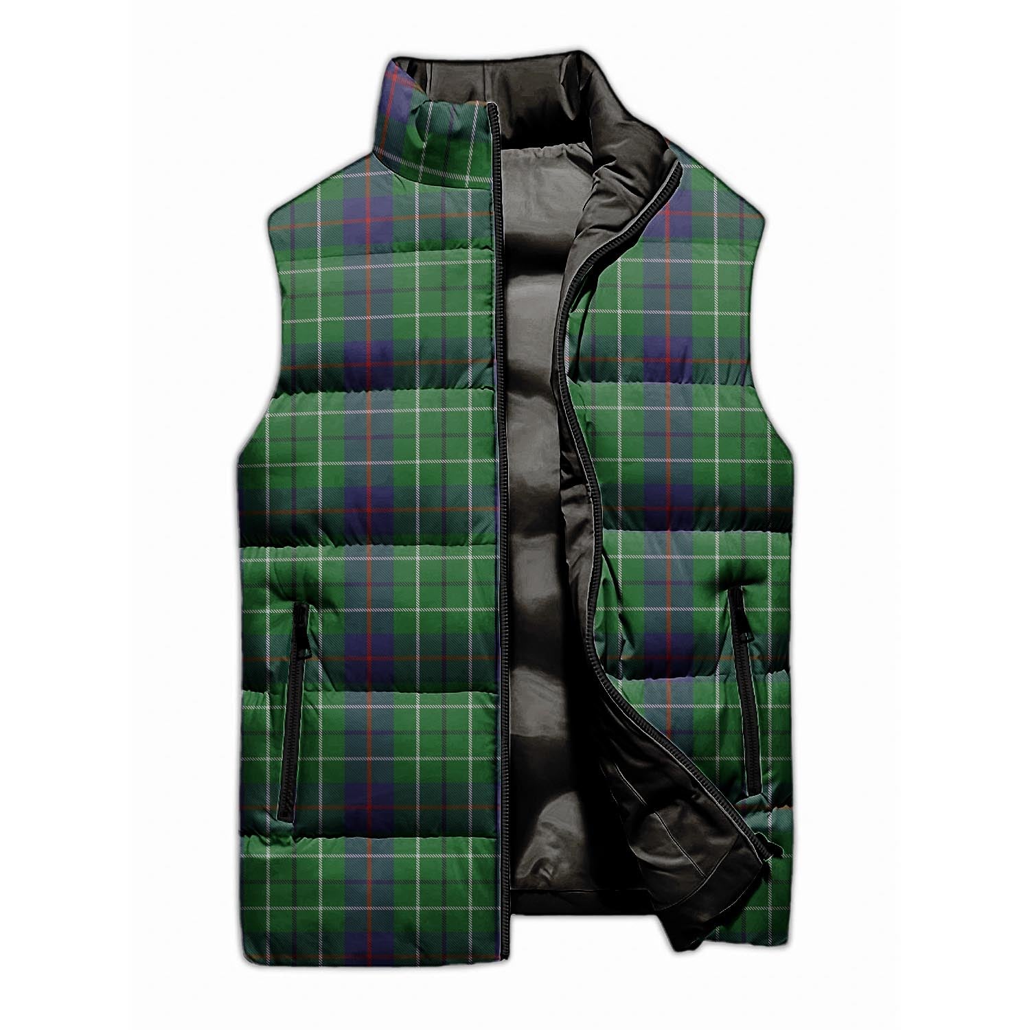 Duncan Tartan Sleeveless Puffer Jacket - Tartanvibesclothing