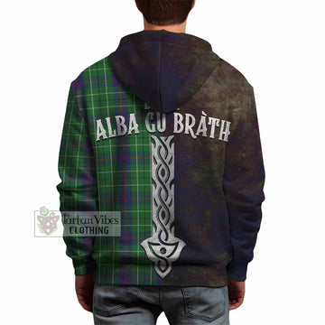 Duncan Tartan Family Crest Hoodie Alba Gu Brath Be Brave Lion Ancient Style - Tartan Vibes Clothing