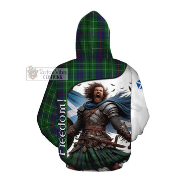 Duncan Crest Tartan Cotton Hoodie Inspired by the Freedom of Scottish Warrior